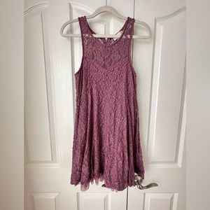 Altar’d State mauve floral shift dress